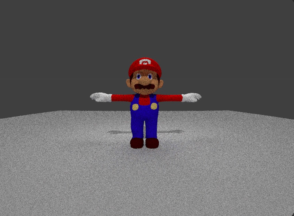 Simple Mario Model rig preview image 1